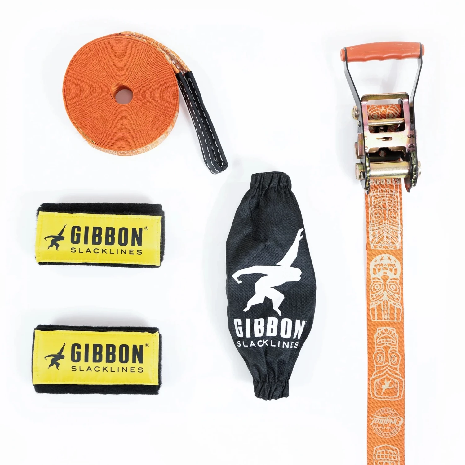 GIBBON Travelline Treewear - 15m Slackline Set - Afbeelding 2