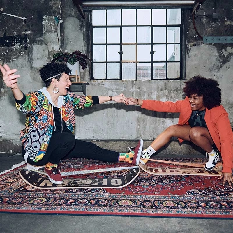 GIBBON Giboard Set Slacklineboard - Bonzo Classic - Geel - Afbeelding 6