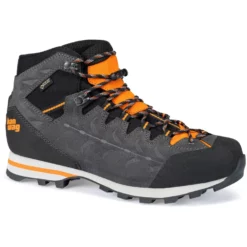 Hanwag Makra Light GTX Shoes - Asphalt/Orange