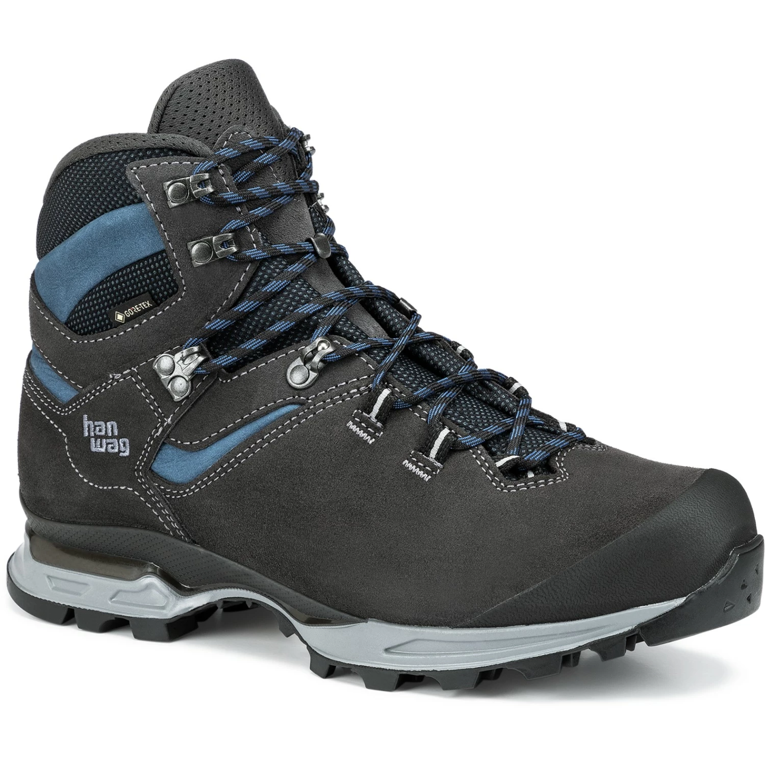Hanwag Tatra Light Wide GTX Wandelboots - Asphalt/Blue Hanwag Tatra Light Wide GTX Wandelboots - Asphalt/Blue -Edelrid Shop hanwag tatra light wide gtx trekking boots asphalt blue 1 1523312