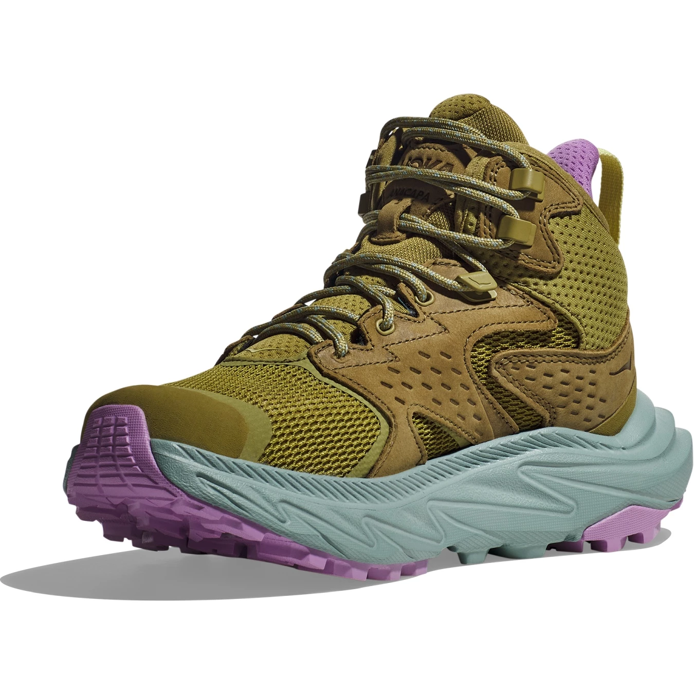 Hoka Anacapa 2 Mid GTX Wandelboots Dames - Green Moss / Agave - Afbeelding 2