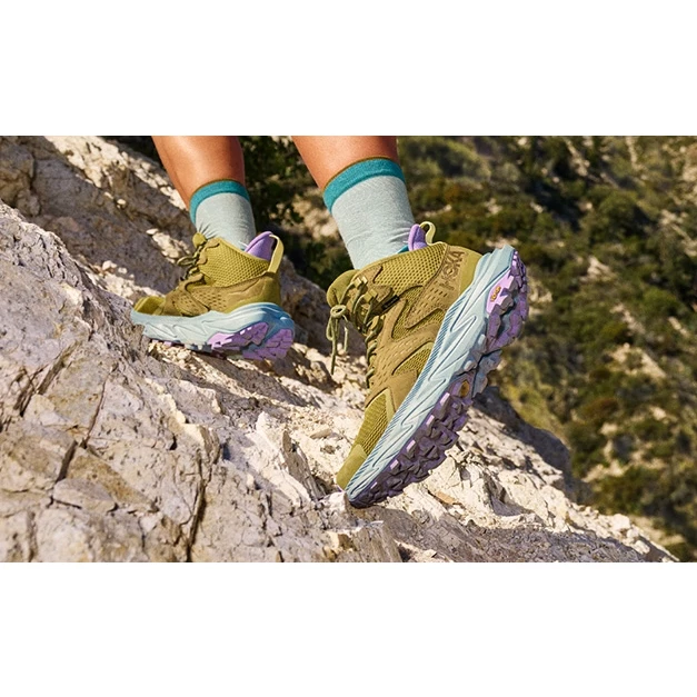 Hoka Anacapa 2 Mid GTX Wandelboots Dames - Green Moss / Agave - Afbeelding 9
