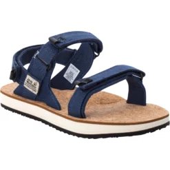 Jack Wolfskin Ecostride 2 Damessandalen - Blue / Cork