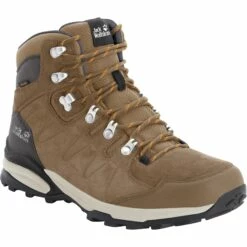 Jack Wolfskin Refugio Texapore Mid Dames Wandelboots - Brown / Apricot