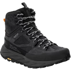 Jack Wolfskin Terraquest Texapore Mid Heren Wandelschoenen - Zwart