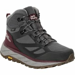 Jack Wolfskin Terraventure Texapore Mid Dames Schoenen - Dark Maroon