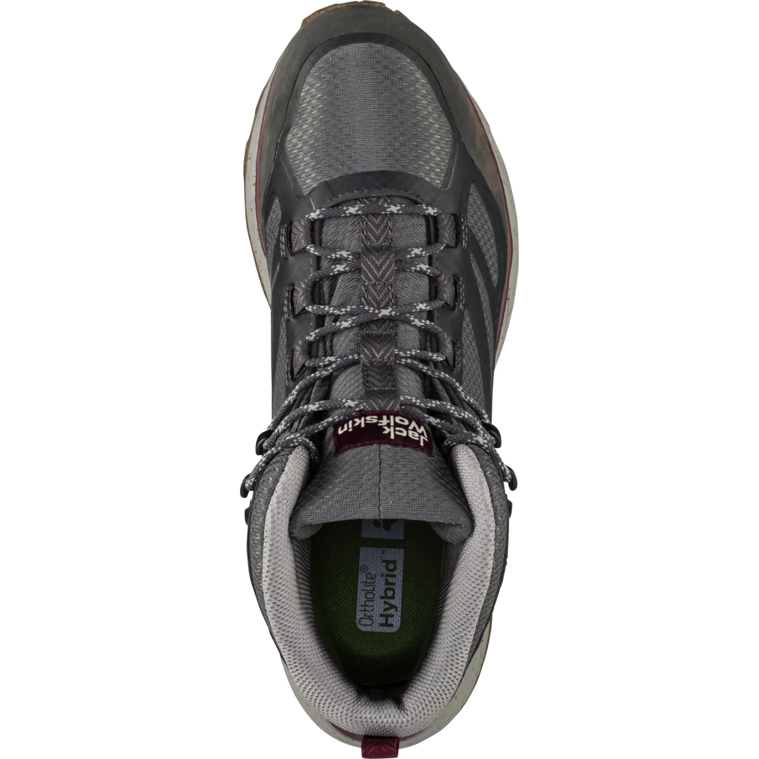 Jack Wolfskin Terraventure Texapore Mid Dames Schoenen - Dark Maroon - Afbeelding 5
