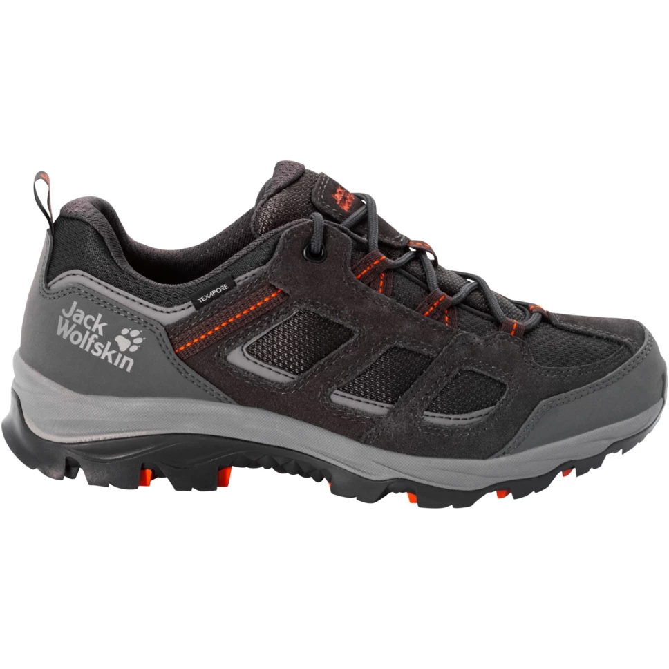 Jack Wolfskin Vojo 3 Texapore Low Heren Wandelschoenen - Grey / Orange - Afbeelding 3