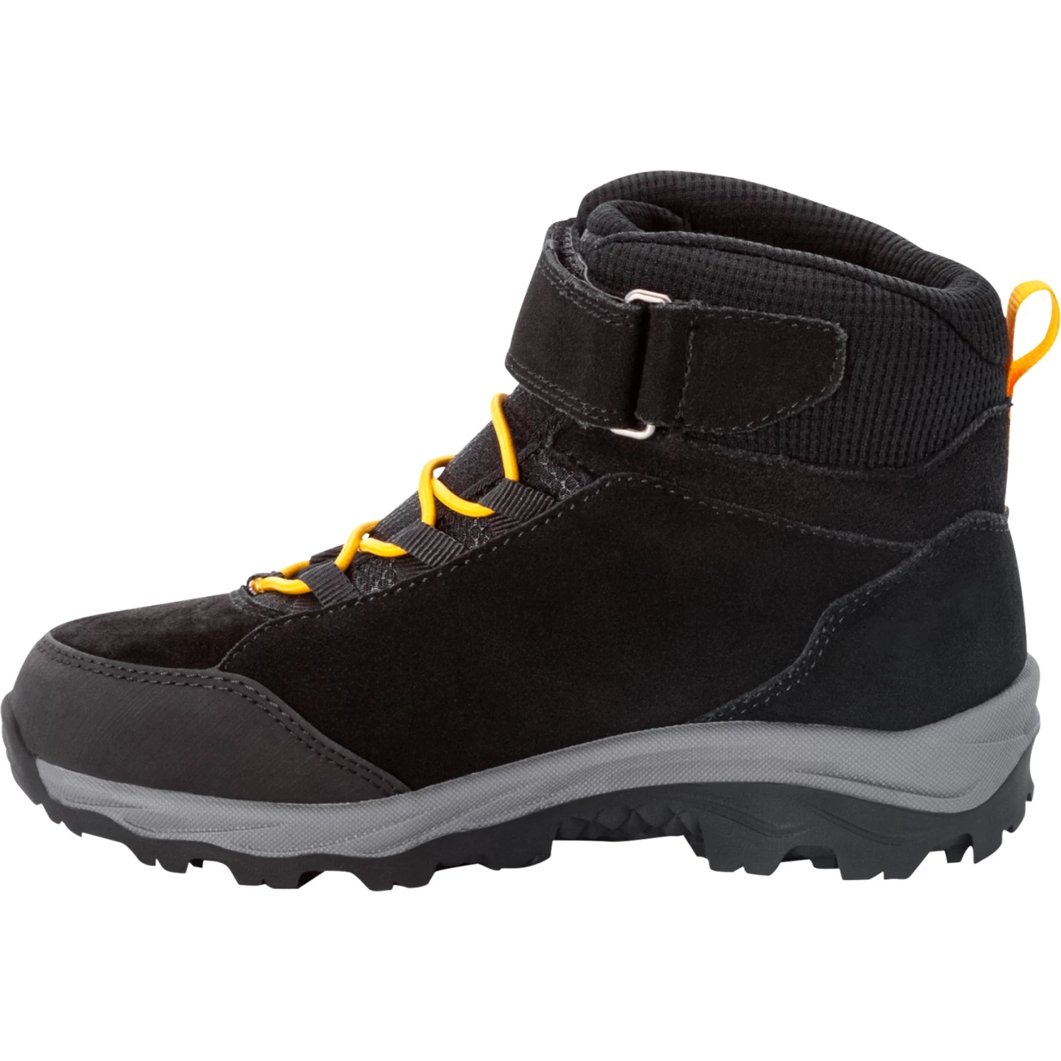 Jack Wolfskin Vojo LT Texapore Mid Kinder Wandelboots - Black / Burly Yellow XT - Afbeelding 4