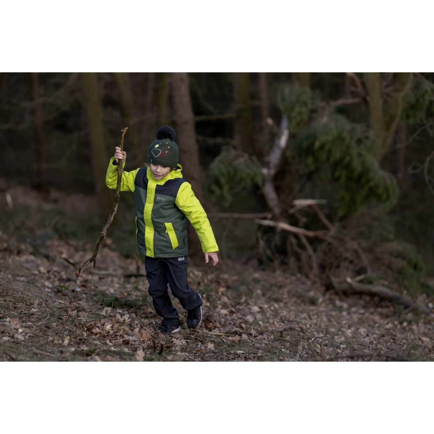 Jack Wolfskin Vojo Texapore Low Kinderen Wandelschoenen - Black / Burly Yellow - Afbeelding 11