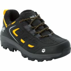 Jack Wolfskin Vojo Texapore Low Kinderen Wandelschoenen - Black / Burly Yellow