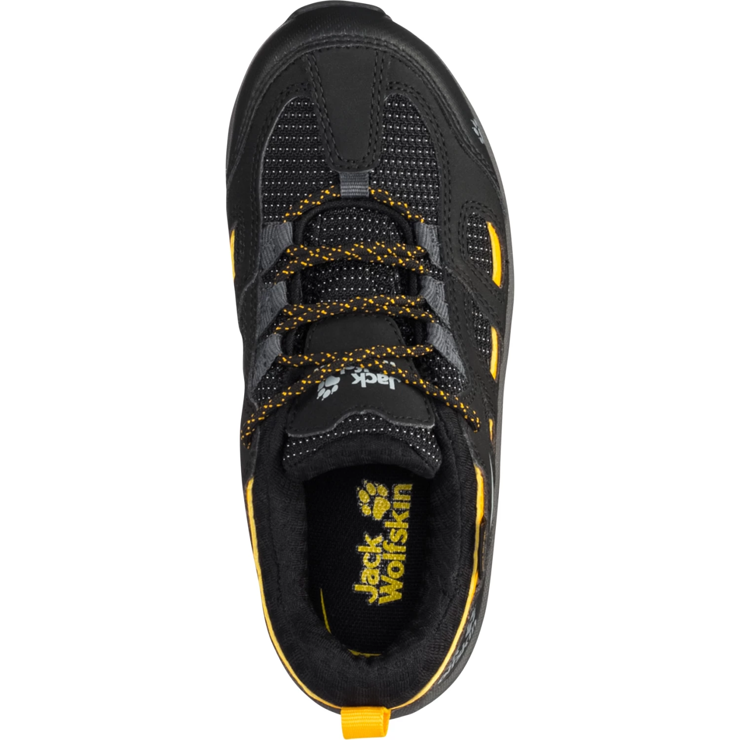 Jack Wolfskin Vojo Texapore Low Kinderen Wandelschoenen - Black / Burly Yellow - Afbeelding 6