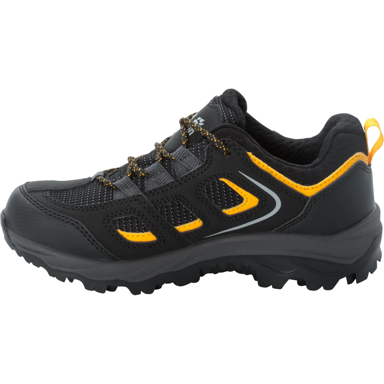 Jack Wolfskin Vojo Texapore Low Kinderen Wandelschoenen - Black / Burly Yellow - Afbeelding 4