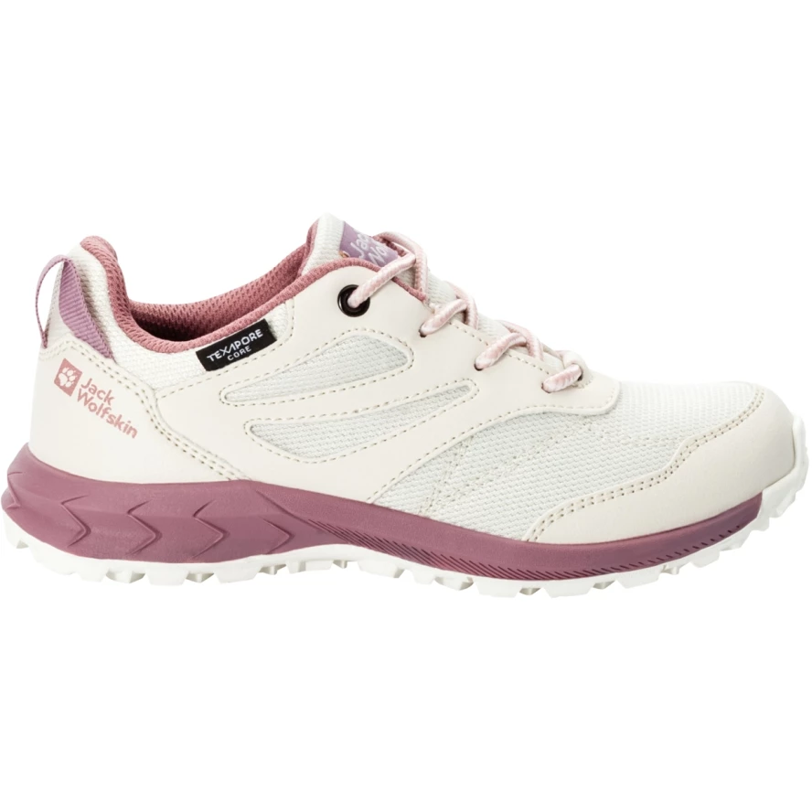 Jack Wolfskin Woodland Texapore Low Kinderen Wandelschoenen - Egret - Afbeelding 3