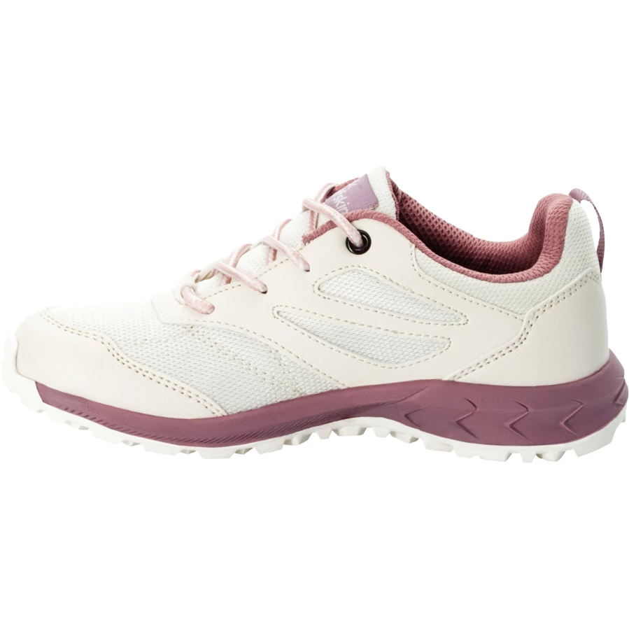 Jack Wolfskin Woodland Texapore Low Kinderen Wandelschoenen - Egret - Afbeelding 4