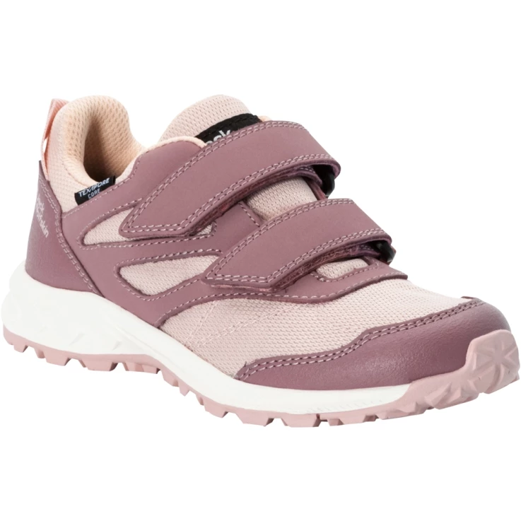 Jack Wolfskin Woodland Texapore Low VC Kinderen Wandelschoenen - Ash Mauve
