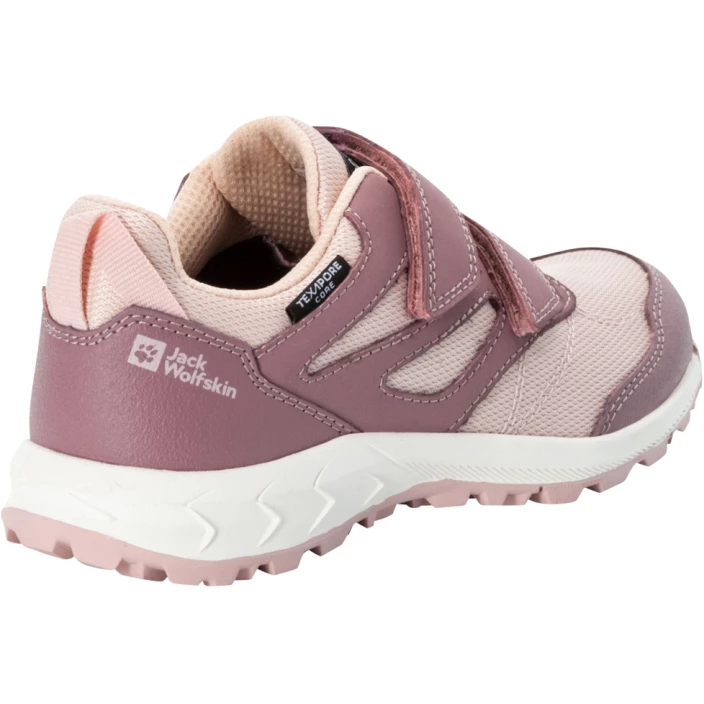 Jack Wolfskin Woodland Texapore Low VC Kinderen Wandelschoenen - Ash Mauve - Afbeelding 2