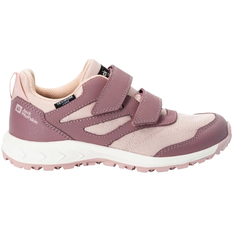 Jack Wolfskin Woodland Texapore Low VC Kinderen Wandelschoenen - Ash Mauve - Afbeelding 3