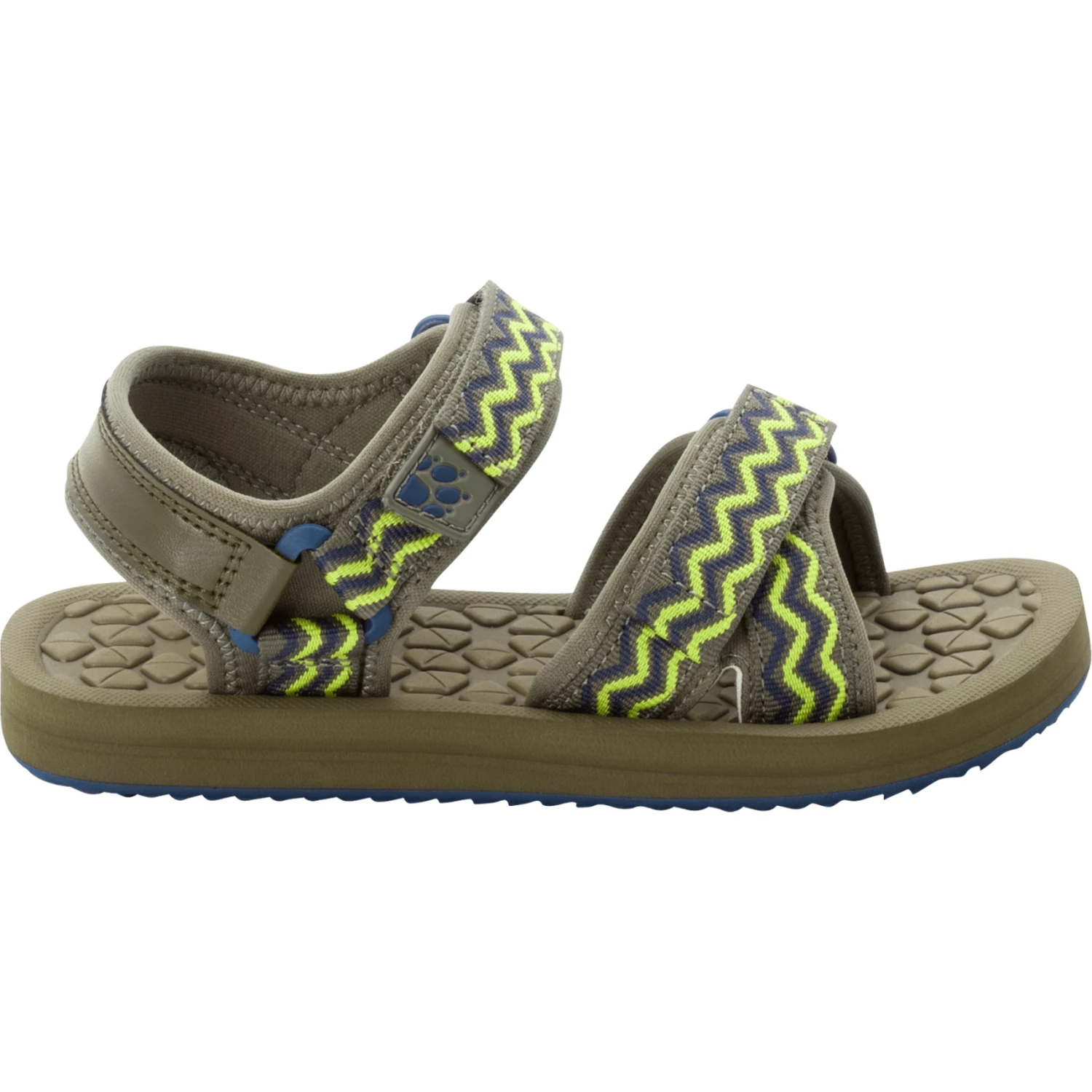 Jack Wolfskin Zulu VC Kinderen Sandalen - Green / Lime - Afbeelding 2
