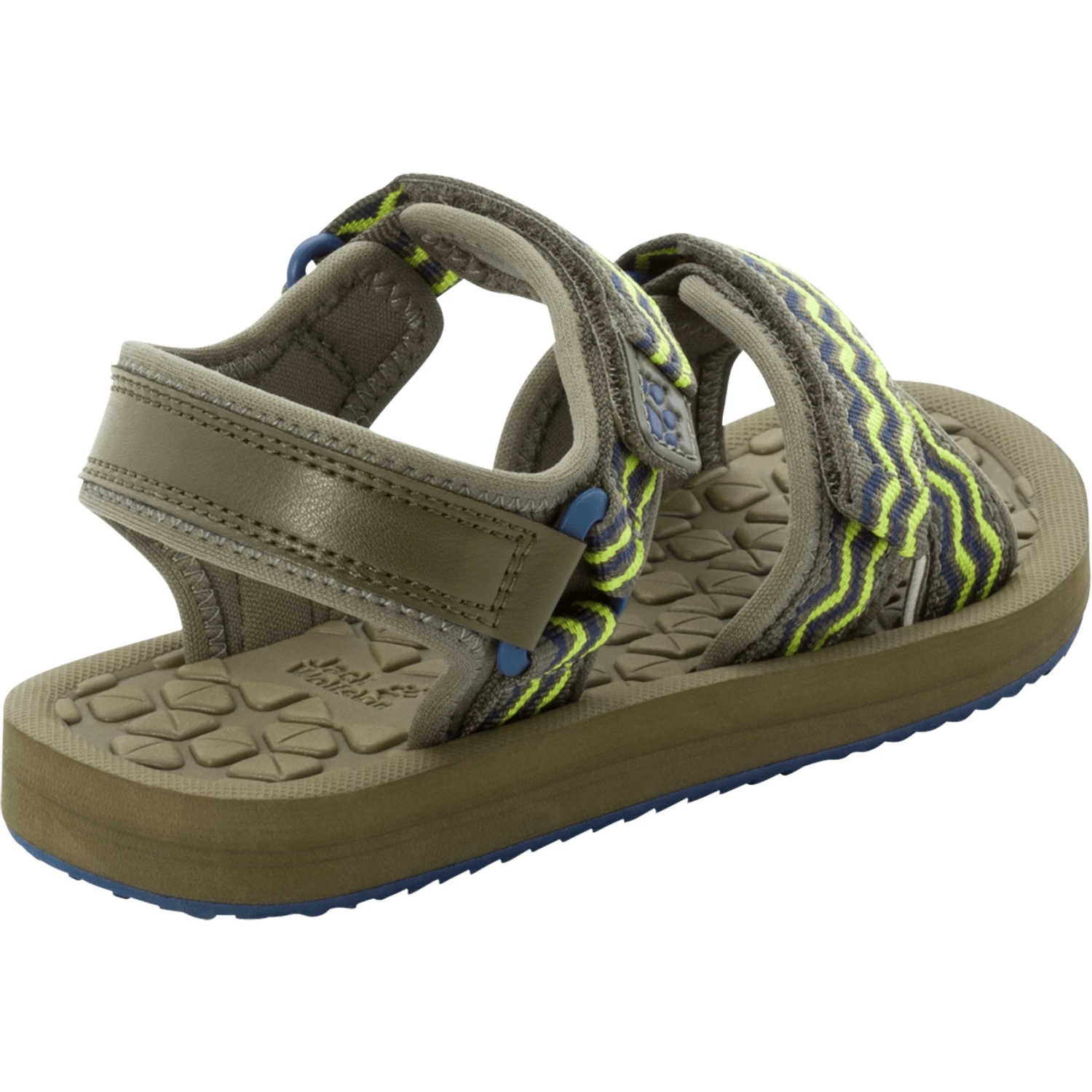 Jack Wolfskin Zulu VC Kinderen Sandalen - Green / Lime - Afbeelding 3