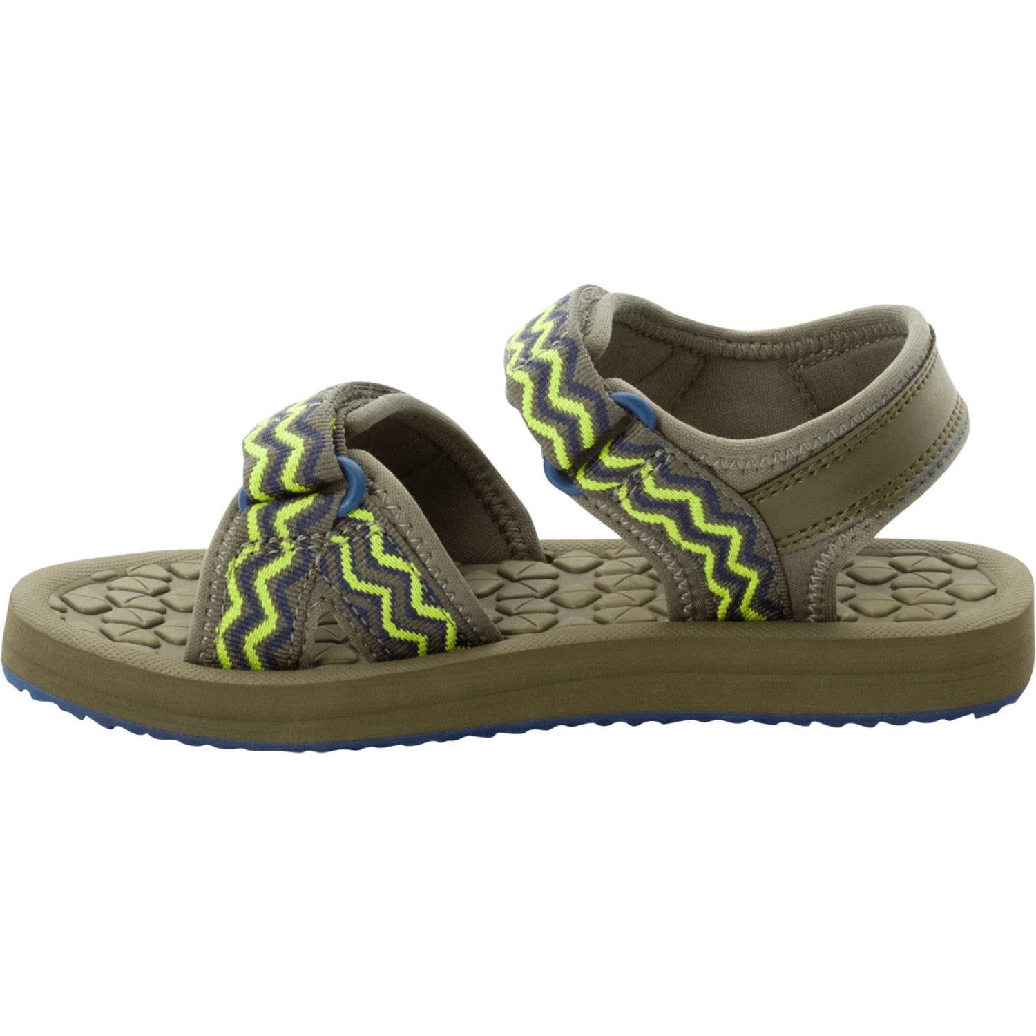 Jack Wolfskin Zulu VC Kinderen Sandalen - Green / Lime - Afbeelding 4