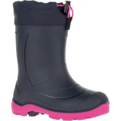 Kamik Snobuster1 Youths Winter Boots - Navy/magenta