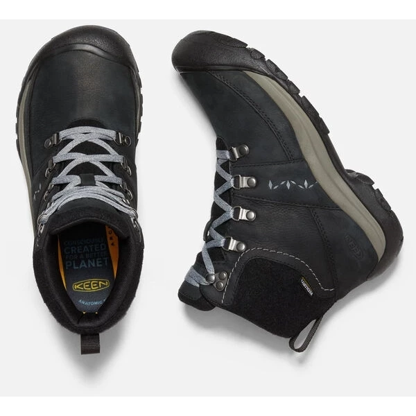 KEEN Kaci III Winter Mid Waterproof Women's Boots - Black / Steel Grey - Afbeelding 4