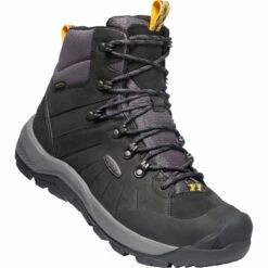 KEEN Revel IV Mid Polar Hiking Boots - Black / Magnet
