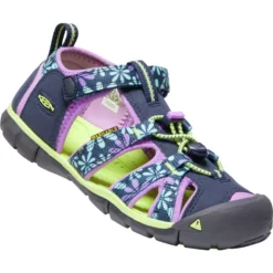 KEEN Seacamp II CNX Youth Sandals - Black Iris/african Violet