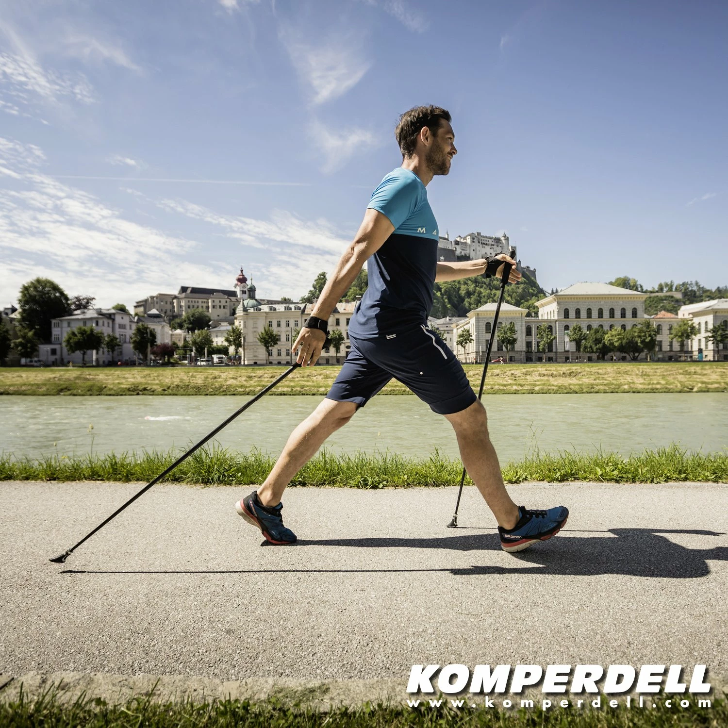 Komperdell Sarma Powerlock Nordic Walking Stokken (Paar) - Wit - Afbeelding 6
