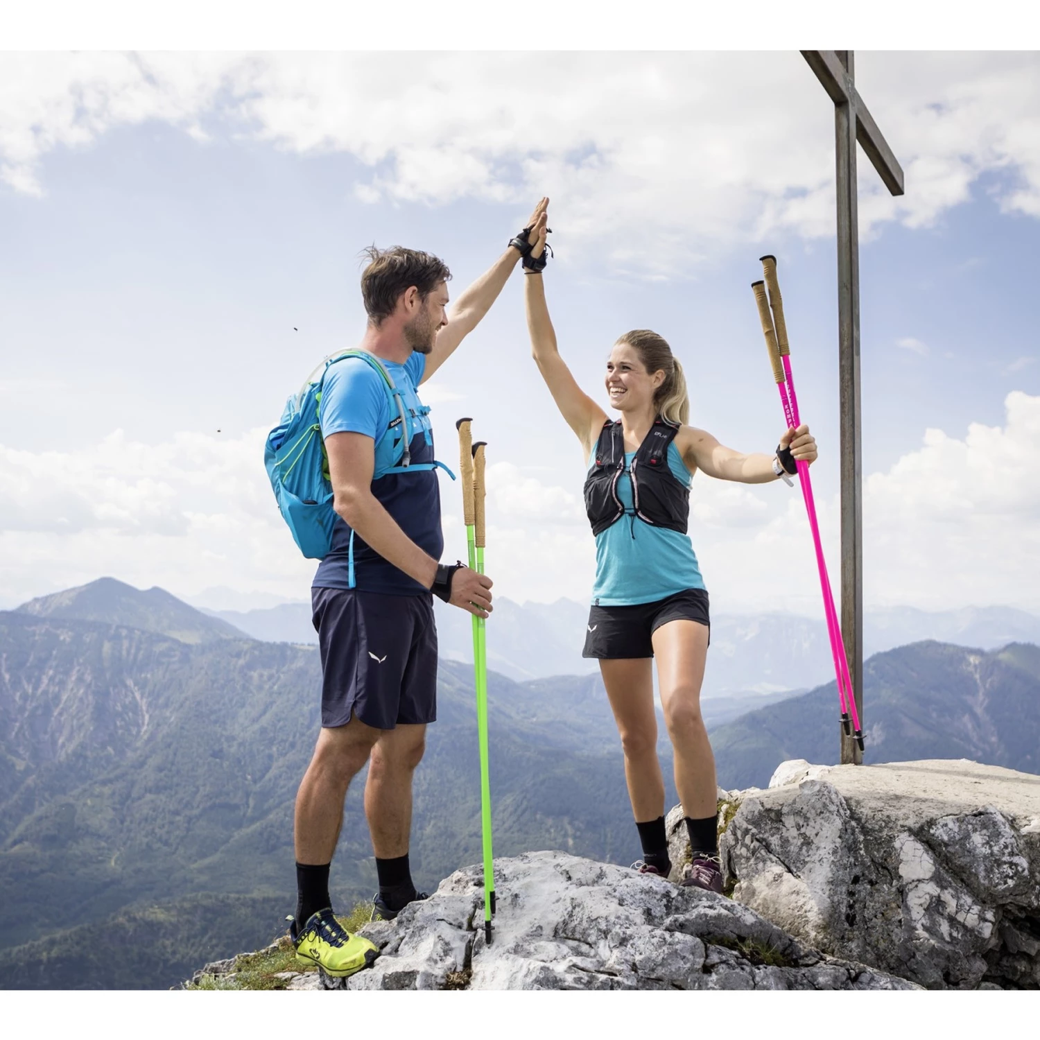 Komperdell Carbon C1 Team Green Trailrunningstokken (Paar) - Groen - Afbeelding 2