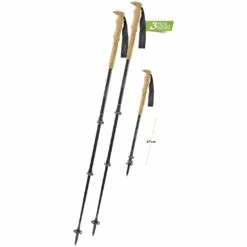 Komperdell Carbon C3 Cloud Trekkingstokken (Paar) - Zwart/zilver