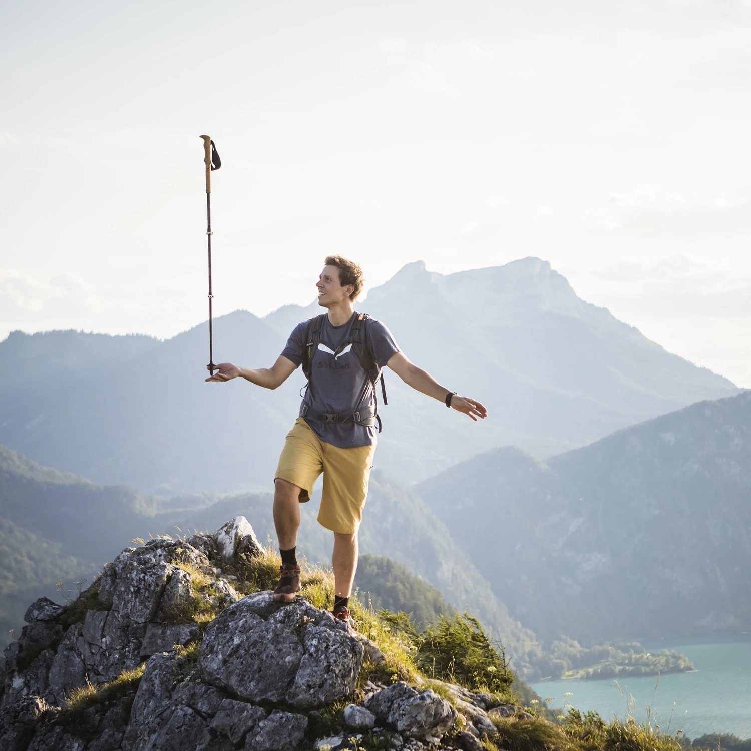 Komperdell Carbon C3 Cloud Compact Trekkingstokken (Paar) - Black/titan - Afbeelding 2