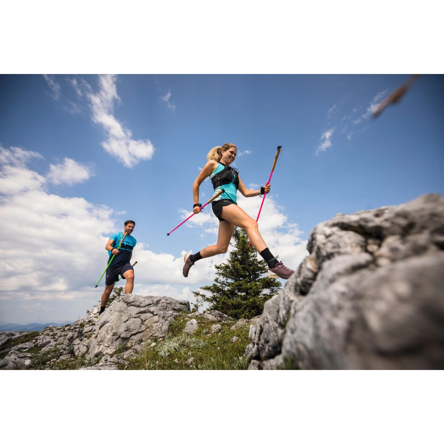 Komperdell Carbon FXP Cloud Vario Team Trekkingstokken (Paar) - Roze - Afbeelding 5