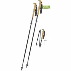 Komperdell Carbon FXP.4 Summit Vario Trekkingstokken (Paar) - Zwart/bronze