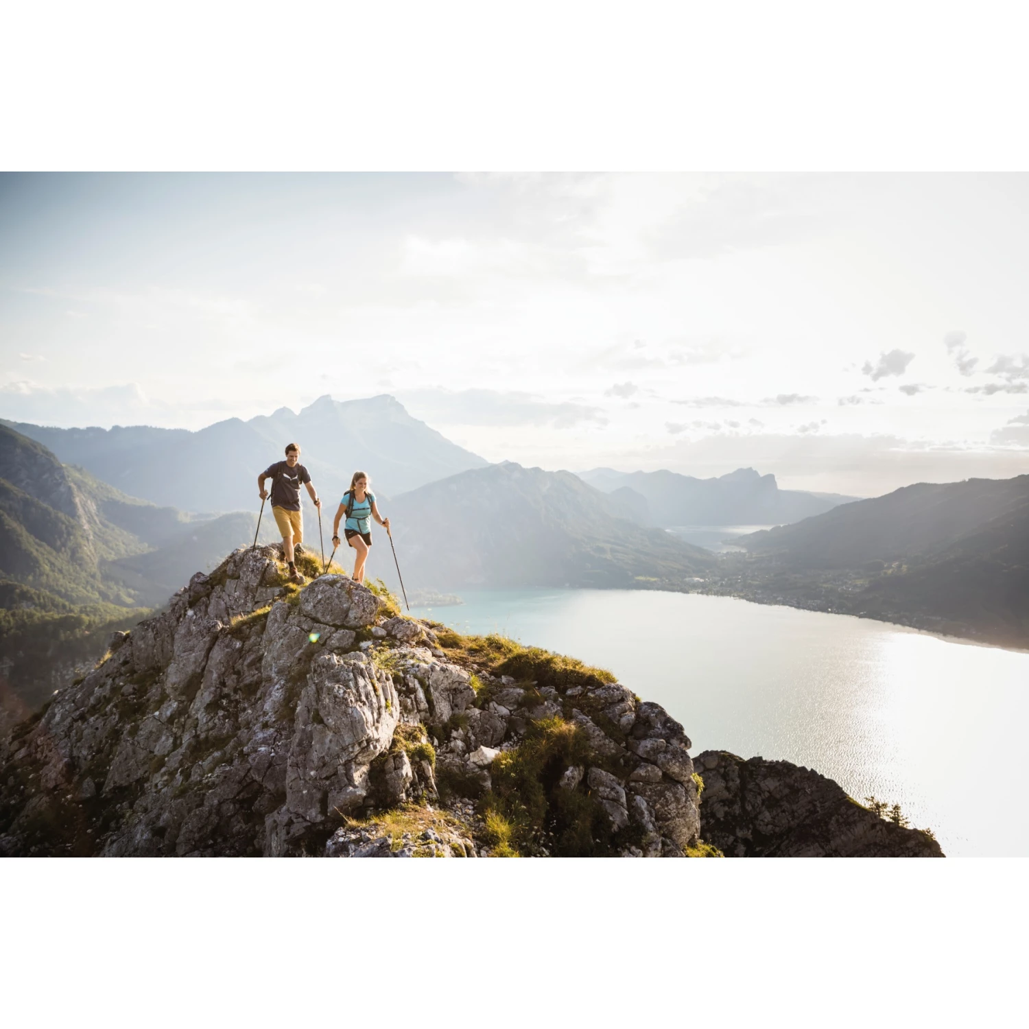 Komperdell Carbon FXP.4 Summit Vario Compact Trekkingstokken (Paar) - Zwart/mint - Afbeelding 4