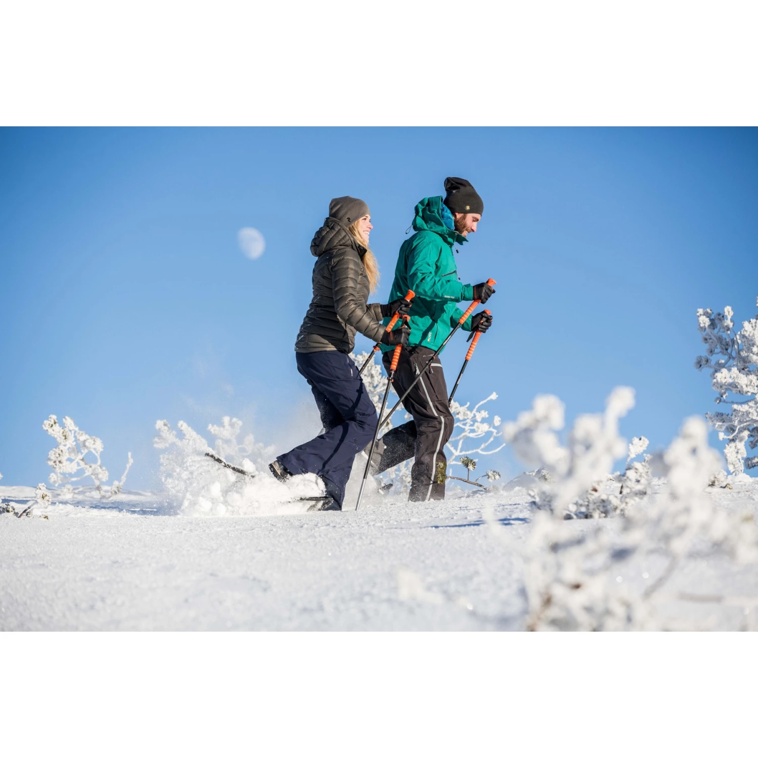 Komperdell Peakmaster Snowshoe T22 Snowshoes - Black/ Berry - Afbeelding 4