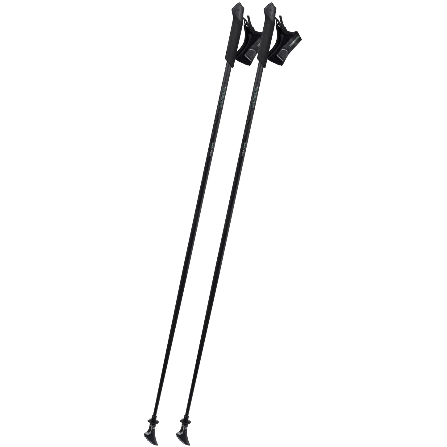 Komperdell Poniente Carbon Nordic Walking Stokken (Paar) - Zwart