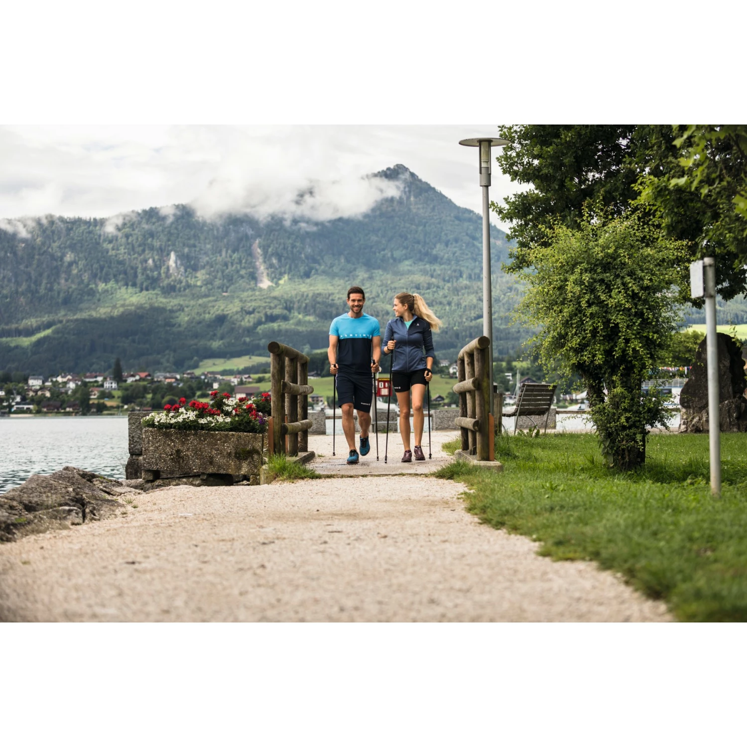 Komperdell Poniente Vario Carbon Nordic Walking Stokken (Paar) - Zwart - Afbeelding 4