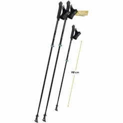 Komperdell Sarma Powerlock Nordic Walking Stokken (Paar) - Zwart