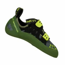 La Sportiva GeckoGym Vegan Klimschoenen - Olive/Neon