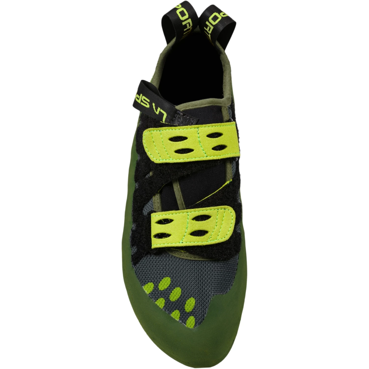 La Sportiva GeckoGym Vegan Klimschoenen - Olive/Neon La Sportiva GeckoGym Vegan Klimschoenen - Olive/Neon -Edelrid Shop la sportiva geckogym vegan climbing shoes olive neon 7 1064505