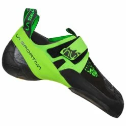 La Sportiva Skwama Vegan Klimschoenen - Black/Flash Green