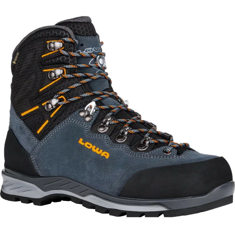 LOWA Ticam Evo GTX Heren Trekking-Boots - Staalblauw/oranje