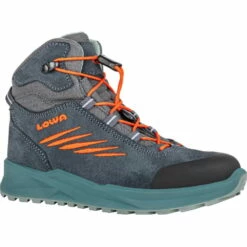 LOWA Callisto GTX Mid Junior Kids Winter Boots - Steel Blue/flame (Maat 25-35)