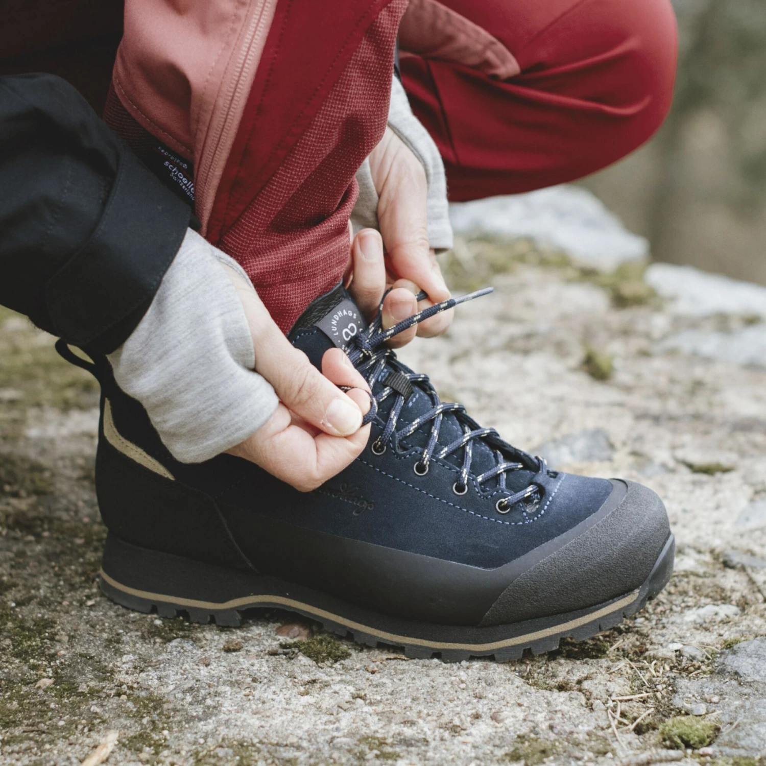 Lundhags Bjerg Low Wandelschoenen - Deep Blue 472 - Afbeelding 4