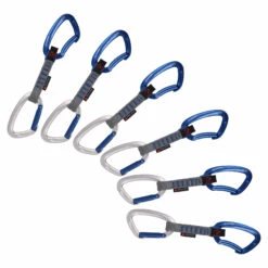 Mammut Crag Keylock 10 Cm Indicator Quickdraw Set - Set Van 6 - Silver-ultramarine
