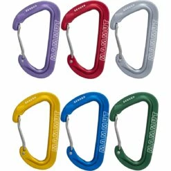 Mammut Sender Wire Carabiner Rackpack (6 Pack) - Multicolor