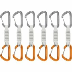 Mammut Sender Wire 12 Cm Quickdraws - Set Van 6 - Light Grey-gold