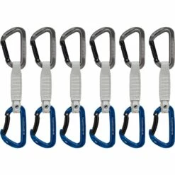 Mammut Workhorse Keylock 12 Cm Quickdraw Set - Set Van 6 - Grey-blue